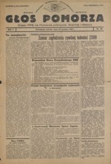 Głos Pomorza : organ PPS na Pomorze północne, Warmię i Mazury : 1945.12.22, R. 1 nr 93