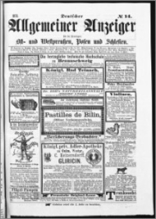 Deutscher Allgemeiner Anzeiger 1878, No. 14