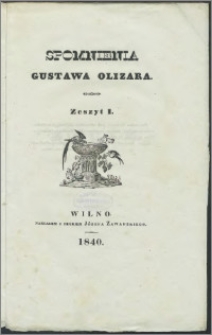 Spomnienia Gustava Olizara. Z. 1