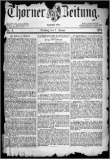 Thorner Zeitung 1879, Nro. 5
