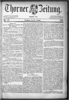 Thorner Zeitung 1879, Nro. 10 + Beilage