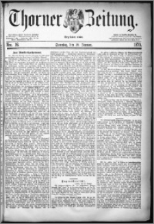 Thorner Zeitung 1879, Nro. 16 + Beilage