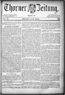 Thorner Zeitung 1879, Nro. 21 + Beilagenwerbung