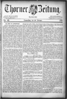 Thorner Zeitung 1879, Nro. 43