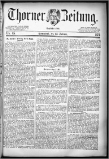 Thorner Zeitung 1879, Nro. 45