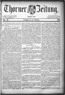 Thorner Zeitung 1879, Nro. 47