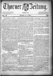 Thorner Zeitung 1879, Nro. 54
