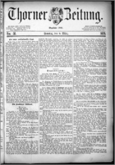 Thorner Zeitung 1879, Nro. 58 + Beilage