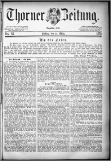 Thorner Zeitung 1879, Nro. 62