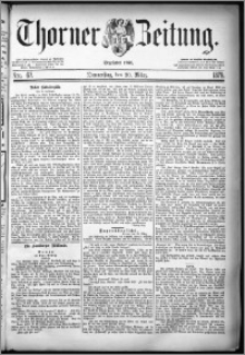 Thorner Zeitung 1879, Nro. 67