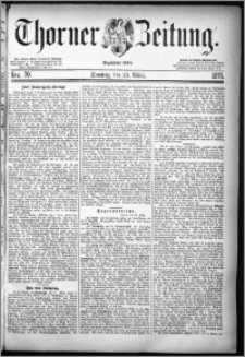 Thorner Zeitung 1879, Nro. 70 + Beilage