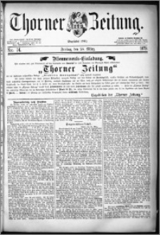 Thorner Zeitung 1879, Nro. 74