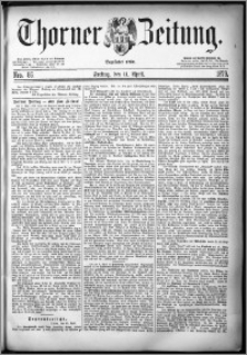 Thorner Zeitung 1879, Nro. 86