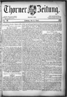 Thorner Zeitung 1879, Nro. 87