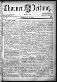 Thorner Zeitung 1879, Nro. 94