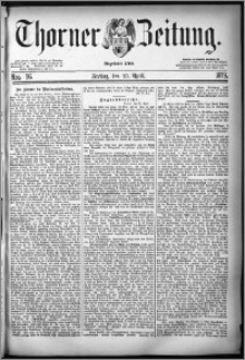 Thorner Zeitung 1879, Nro. 96