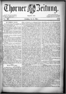Thorner Zeitung 1879, Nro. 109 + Beilage