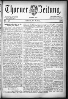 Thorner Zeitung 1879, Nro. 117