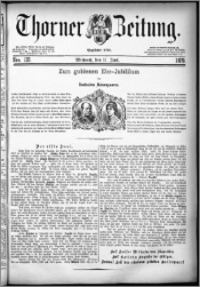 Thorner Zeitung 1879, Nro. 133 + Beilagenwerbung