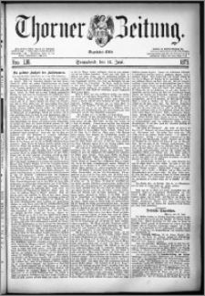 Thorner Zeitung 1879, Nro. 136
