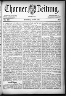Thorner Zeitung 1879, Nro. 140