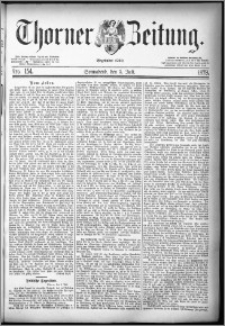 Thorner Zeitung 1879, Nro. 154