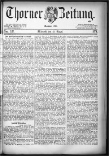 Thorner Zeitung 1879, Nro. 187