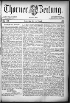 Thorner Zeitung 1879, Nro. 188