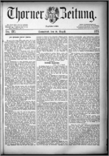 Thorner Zeitung 1879, Nro. 190