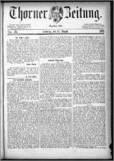 Thorner Zeitung 1879, Nro. 191