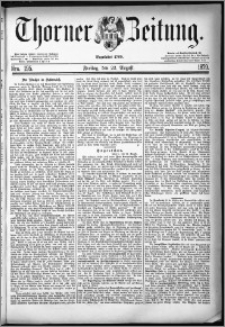 Thorner Zeitung 1879, Nro. 195