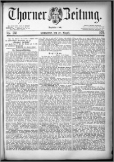 Thorner Zeitung 1879, Nro. 202 + Beilagenwerbung