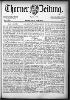 Thorner Zeitung 1879, Nro. 204