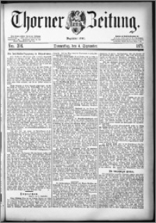 Thorner Zeitung 1879, Nro. 206
