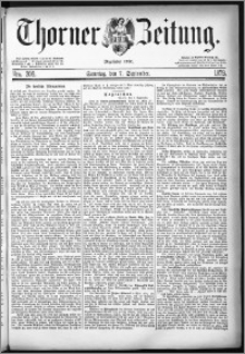 Thorner Zeitung 1879, Nro. 209 + Beilage