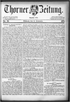 Thorner Zeitung 1879, Nro. 211
