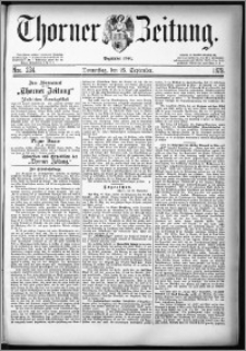 Thorner Zeitung 1879, Nro. 224