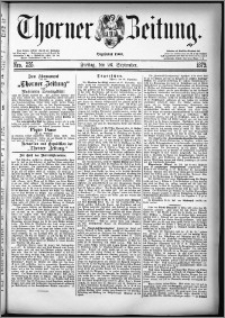 Thorner Zeitung 1879, Nro. 225