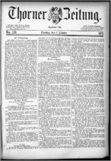 Thorner Zeitung 1879, Nro. 234