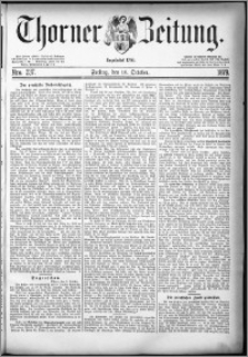 Thorner Zeitung 1879, Nro. 237