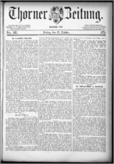 Thorner Zeitung 1879, Nro. 243