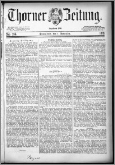 Thorner Zeitung 1879, Nro. 256