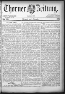 Thorner Zeitung 1879, Nro. 259