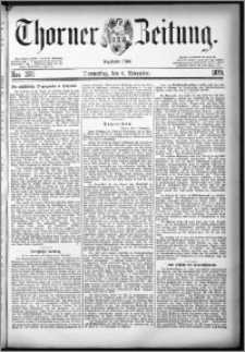 Thorner Zeitung 1879, Nro. 260