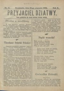 Przyjaciel Dziatwy : pismo poświęcone dla naszej kochanej dziatwy polskiej 1905.01.12 nr 2