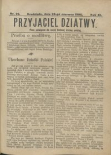 Przyjaciel Dziatwy : pismo poświęcone dla naszej kochanej dziatwy polskiej 1905.06.29 nr 26
