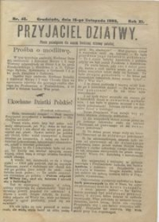 Przyjaciel Dziatwy : pismo poświęcone dla naszej kochanej dziatwy polskiej 1905.11.16 nr 46