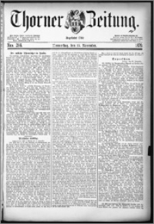 Thorner Zeitung 1879, Nro. 266