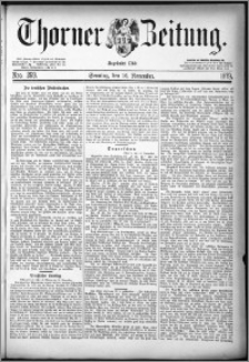 Thorner Zeitung 1879, Nro. 269 + Beilage