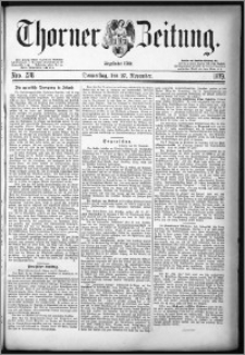 Thorner Zeitung 1879, Nro. 278